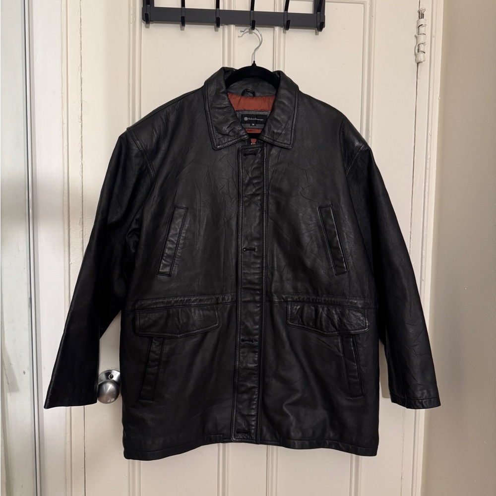 VINTAGE TAKASHIMAYA Leather Jacket (bought in Japan)